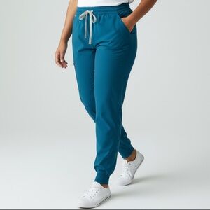 FIGS Women’s Zamora Jogger Scrub Pants in Pacific Blue |
Size XXL/P